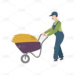 制服,男人,农民,平坦的,专门技术,农业,蔬菜,商务,清新,食品