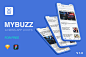 MyBuzz – A NEWS APP UI KITS [Freebie] : Speed up your mobile APP design workflow with 9 necessary screens, including Startup, Home Page, News List, Follows, Detail, Sign up, Me, Video, Search and etc. Special reminder Demo images are not included.