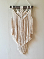 Macrame Wall Hanging / Macrame / Wall Art / Boho Decor / Home Decor / Tapestry / Modern Macrame / Wall Decor / Wall Hanging : Macrame Wall Hanging  The perfect piece to add that vintage, bohemian flare to your home.  Designed and handmade with care, and a