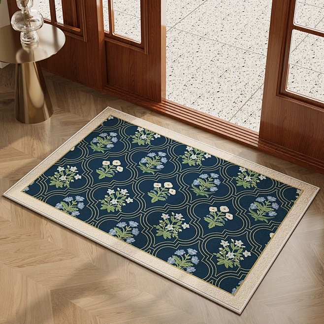 美式高级感入户门地垫高品质进门门口门垫脚垫子门前室内入门地毯-tmall.com天猫-花瓣网