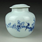 青花瓷茶叶罐 #文物#