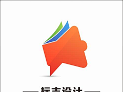 HONG·品牌设计采集到书本LOGO标志(标志订做微信459612406)