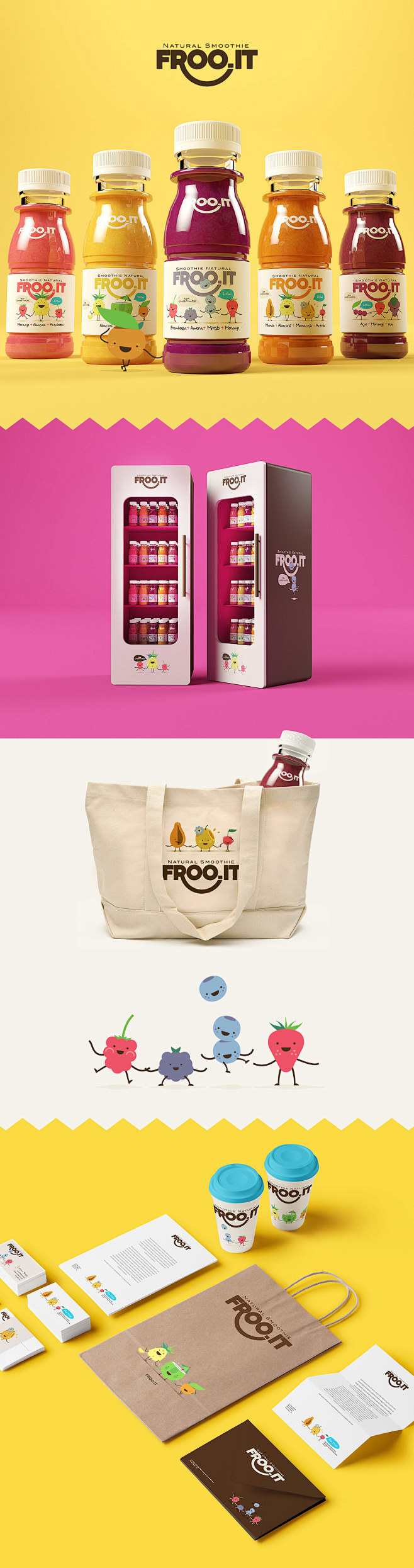 Froo.it果汁品牌和包装设计