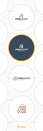 像素购物标志——符号标志模板Pixel Shopping Logo - Symbols Logo Templates袋,讨价还价,买,车,便宜,结帐,衣服,优惠券,交易,交易,折扣,购物中心,市场,在线购物,订单,像素,价格,价格,购买,售,销售标签,保存,出售,商店,购物,购物袋,购物车,商店,标记 bag, bargain, buy, cart, cheap, checkout, clothes, coupon, deal, deals, discount, mall, market, online 