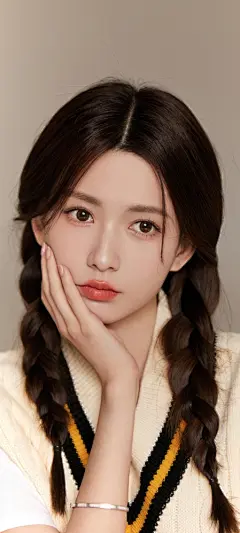 王秋紫 高清美女手机壁纸