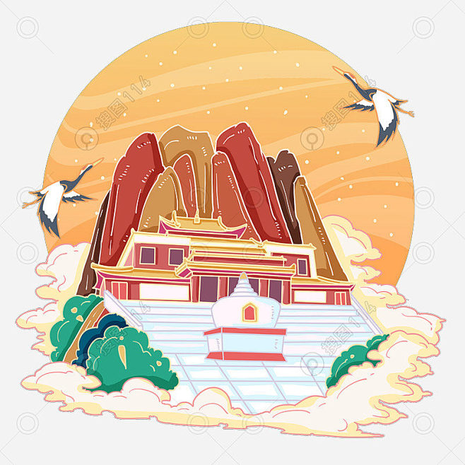 内蒙古广宗寺寺庙