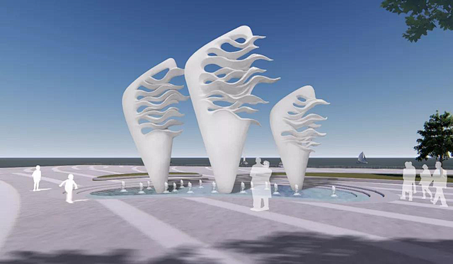 重磅！“海洋文化广场”雕塑设计方案10件...