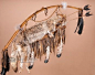 Antiqued Bow and Coyote Pelt Quiver Set