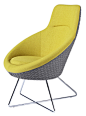 简约创意沙发单人椅北欧设计师布艺沙发椅咖啡厅椅售楼处洽谈椅-淘宝网