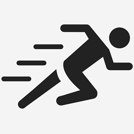跑步速度比赛图标_88ICON https://88icon.com 跑步 速度 比赛 马拉松 快速 短跑 冲刺 运动员