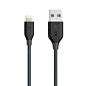 Amazon.com: Anker PowerLine 3ft Apple MFi Certified Lightning to USB Cable Sturdy Charging Cord for iPhone 5/5s/5c 6/6s Plus, iPad mini/Air/Pro iPod touch(Space Gray): Cell Phones & Accessories
