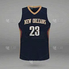 运动,衬衫,篮子,汗衫,模板,纽奥尔良,鹈鹕,进行中,美国人,写实