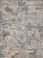 现代美式灰色系抽象图案地毯贴图