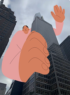 风讽疯采集到现实与插画