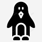 北极鸟冬天企鹅图标 页面网页 平面电商 创意素材