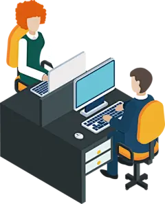 【米图网-52mitu.com】办公 人物 插画 互联网 扁平 信息卡通扁平风办公人物