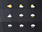 gray weather icon