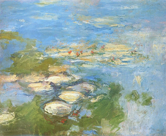 Water Lilies, 1917-20奥斯卡-克劳德·莫奈Oscar-Claude Monet（1840～1926），印象派领导者，印象派 ...