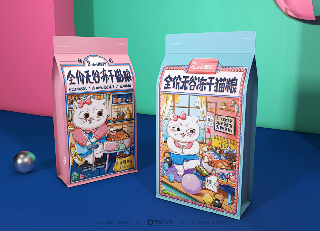 【宠物食品】原创/手绘-Purich醇粹...