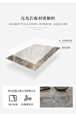 轻奢岩板餐桌长方形简约现代小户型餐厅别墅家用饭桌意式极简餐桌-tmall.com天猫