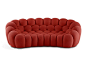 Fabric sofa BUBBLE 2 | 3 seater sofa by Roche Bobois_7