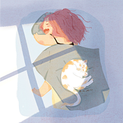 小猫爷爷爱吃糖采集到插画参考