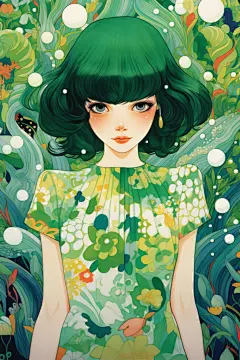 时尚女生人物形象