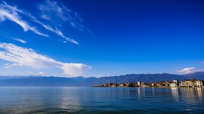 洱海国内城市云南旅游景点风景摄影图 花瓣网 