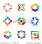 Partnership education circle spiral icon set focus on education logo -教育,医疗保健-海洛创意（HelloRF） - 站酷旗下品牌 - Shutterstock中国独家合作伙伴
