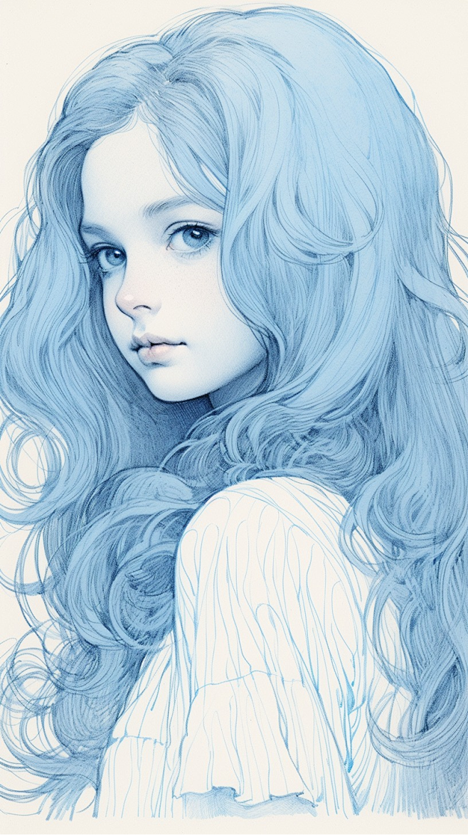 插画人物线稿参考图集 卡通插画原画设计素...