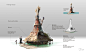 ArtStation - Ho Diec Tribe - Architecture Explorations, Tian Gan