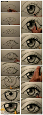 如何画眼睛