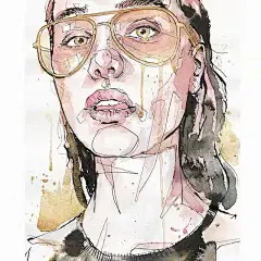 Dominic Beyeler欧美线性人物插画
Illustrator, Artist, Graphic Designer ​​​