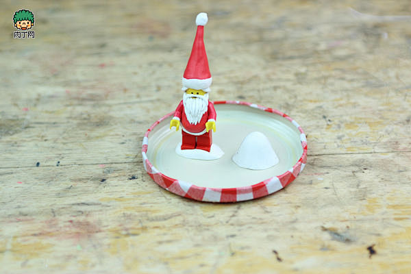 DIY罐头瓶手工制作可爱圣诞老人、圣诞树...