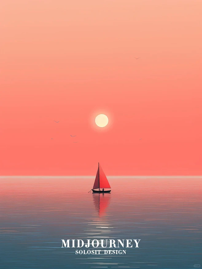Midjourney--浮天沧海远，去世...