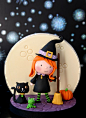 Little Witch & Friends Cake Topper | Flickr - Photo Sharing!