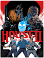 HOUSE II | Screenprint Poster : Seven colour screen printed poster of the cult classic.Strictly limited print run, $150 + shipping.Email robert@robertsammelin.com for availability.