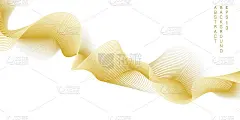 抽象的背景与波浪线和形状