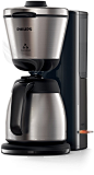 Philips HD7697/90 Intense Kaffeemaschine, Aroma-Wahlfunktion, Thermokanne, Edelstahl, schwarz: Amazon.de: Küche & Haushalt