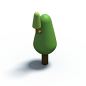 C4D树木与植物3D立体模型