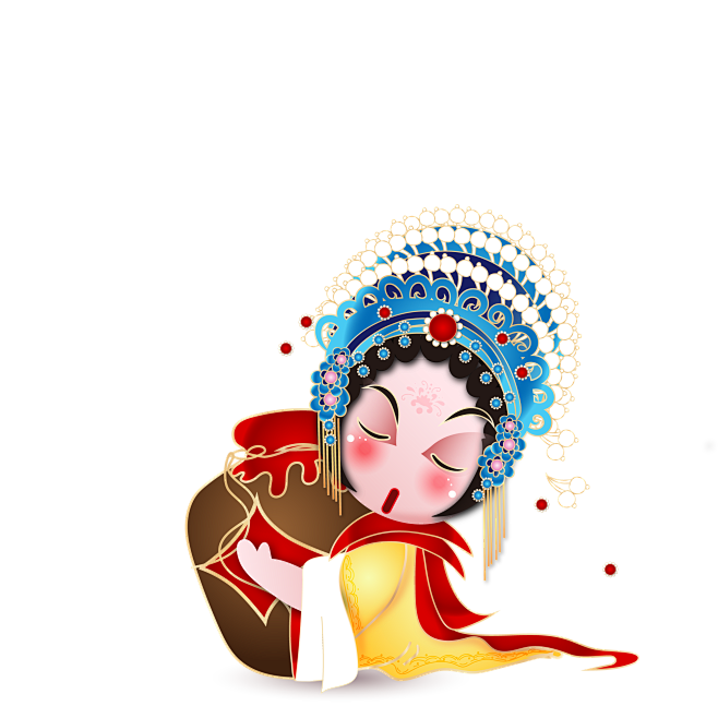 国潮 戏曲人物 贵妃醉酒