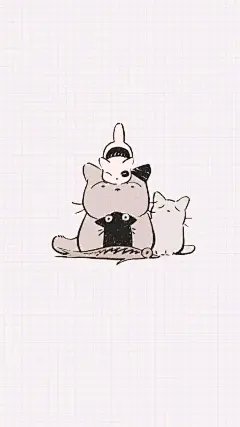 「卡通手机壁纸。插画设计。高清动漫。日系韩系。背景锁屏。」❤️
