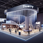 Exhibition Design  3D architecture Stand Exhibition  Event ai AI painting expo exhibition stand