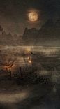 古风/底图/背景/海报。汜荩处理去水印。