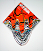 Artforum Magazines Carved into Dripping Waves of Color by Francesca Pastine sculpture paper 