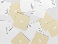 方形企业名片设计堆叠效果图样机PS素材免费下载模板 Square Business Cards Mockup PSD