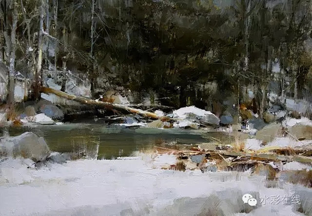 美国艺术家Mark·Boedges油画风...
