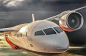 未来的大飞机可能是全电动的噢！Ajet-100飞机概念设计
【工业设计师福利大放送】100%免费领COPIC马克笔→pushthink.com