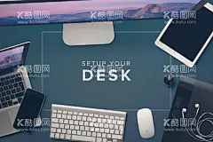自定义场景  - 源文件下载【酷图网】自定义场景,办公用品样机,办公用品场景,办公用品贴图,贴图样机,名片样机,办公用品VI