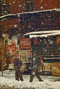 风雪中的纽约 | 彩色摄影先驱索尔·雷特(Saul Leiter) ​​​​ - 人文摄影 - CNU视觉联盟